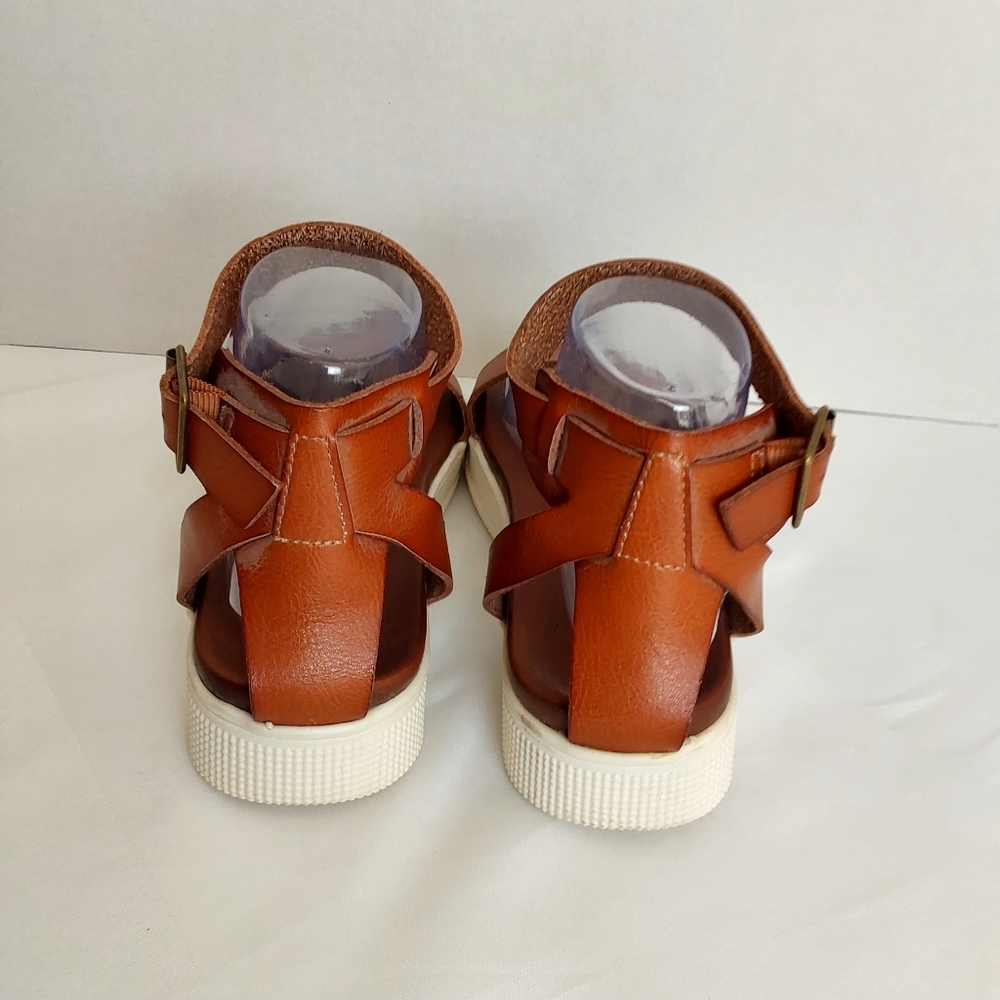 Torrid Wide Width Ankle Strap Platform Sandals Br… - image 5